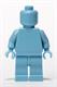 Medium Blue Lego Monochrome minifigure